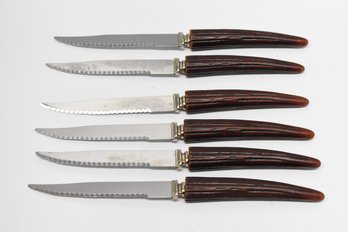 Vintage Sheffield Cutlery Regent Stainless Steel Knives 6pcs England