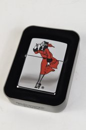 Genuine Zippo Windproof Lighter 'lady In Red'