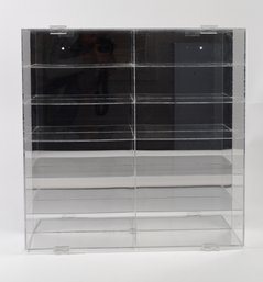 Die-cast Model Display Case Plexiglass W/ Mirror Backing & Plexi Door - #2