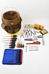 Bucket Boss Tool Storage Screwdrivers Wrenches Drill Bits Pliers