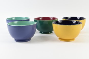 5pcs Colorful Cereal Desert Bowls