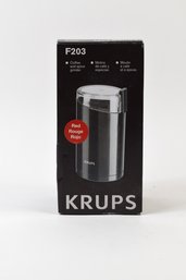Krups F203 Coffee Grinder New In Box