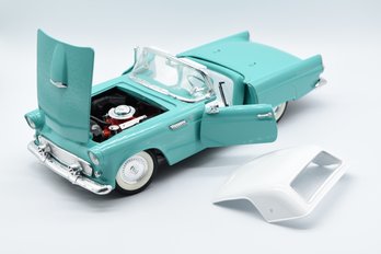 1955 T-bird Thunderbird 1:18 Scale Die-cast Model Classic Car W/ Removable Top Convertible By Revell