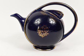 Hall 6 Cup Tea Pot With Gold Inlay
