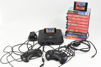 Sega Genesis With 12 Games