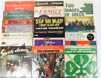 18 Assorted Titles Vinyl Records  12' Records