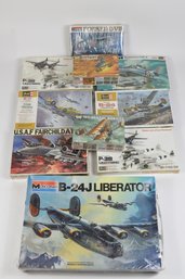10 Model Plane Kits U.S.A. Air Force Models
