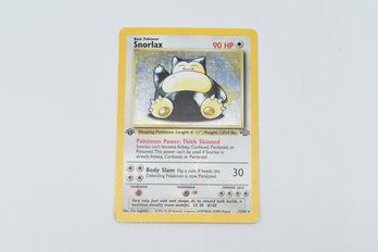Pokemon Trading Card First Edition Snorlax Holo