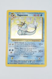 Yaporeron Holographic Pokemon Trading Card