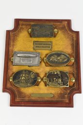 The Great American Buckle Collection 5 Buckles Total