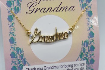 Grandma Necklace 18k Gold Plated