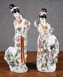 Two Vintage Asian Porcelain Figurines (CTF30)