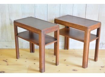 Vintage Walnut Side Tables