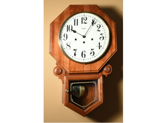 Reproduction Baldwin Cherry School House Clock