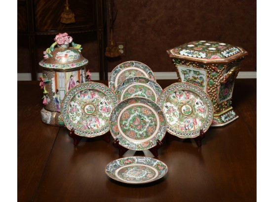 Rose Medallion & Famille Rose Porcelain