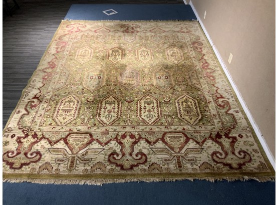 Contemporary Hand Made Room Size Wool Rug