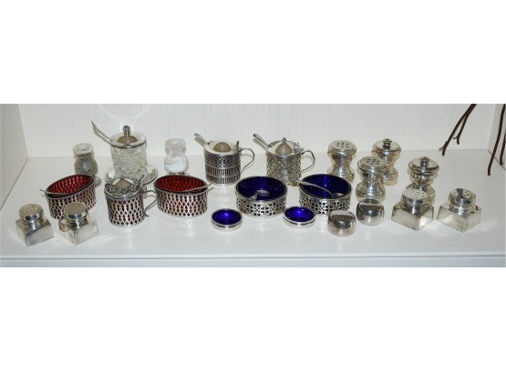 Group Of Sterling Silver Salts