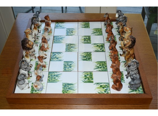Porcelain Chess Set By Roman