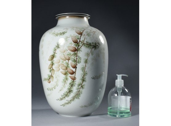O.L. Kunz Large Porcelain Vase
