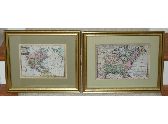 Two Antique Maps, H. Moll And E. Bowen