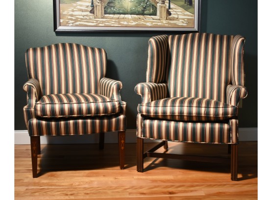 Classic Chippendale Style Armchairs