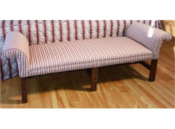 Upholstered Chippendale Style Bench