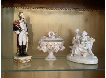 3 German And Italian Porcelains