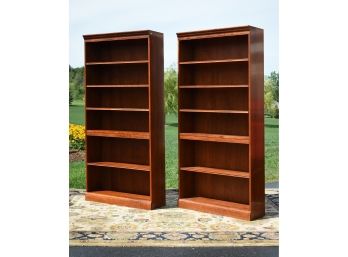 Matched Pair Of Stickley Cherry Bookcases