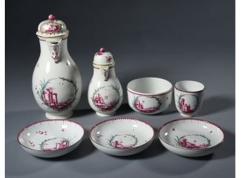 Selection Of Antique Hochst Porcelain
