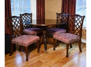 4 Chippendale Style Chairs
