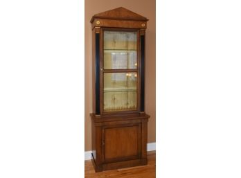 Baker Two-piece Cherry China Display Cabinet