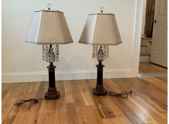 Pr. Decorative Table Lamps