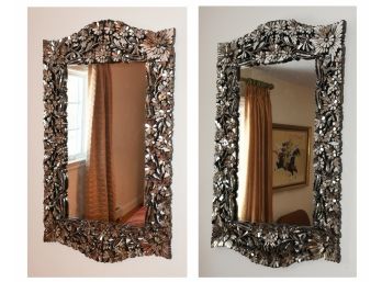 Pr. Of Highly Decorative Contemporary Venetian Style Mirrors