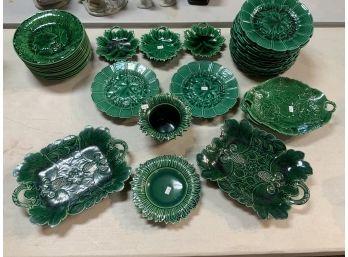 Green Glazed Majolica Collection