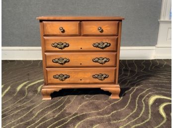 Stencil Decorated Four Drawer Bachelors Chest
