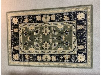 Arts And Crafts Style Nepalese Wool Scatter Rug