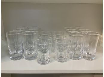 Collection Of Simon Pearce Glassware