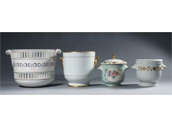 Porcelain And Ceramic Cache Pots