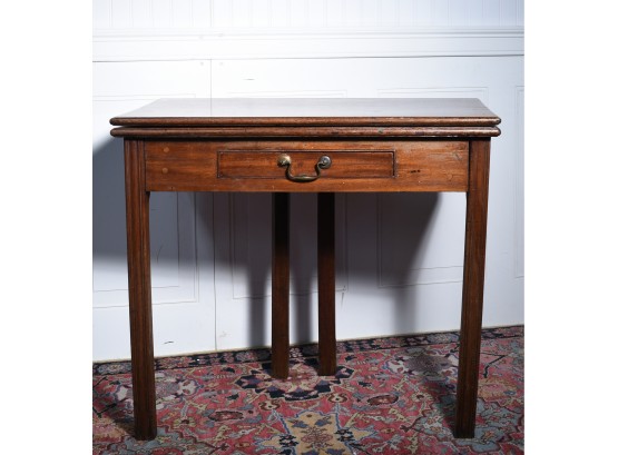 18th C. Chippendale Mahogany Games Table