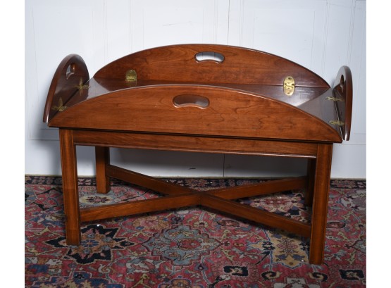 20th C. Chippendale Style Butlers Table