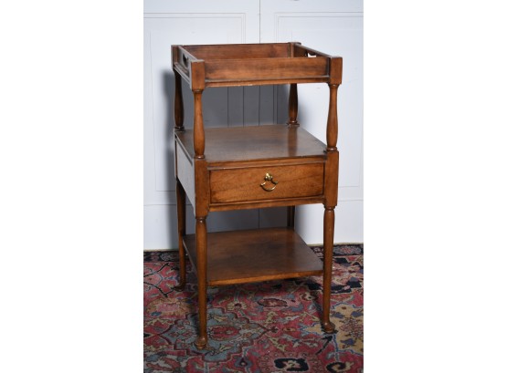 Queen Anne Style Mahogany Stand