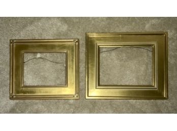 Two Gold Gilt Decorative Frames
