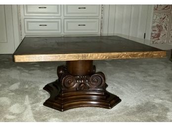 Parquetry Oak Coffee Table