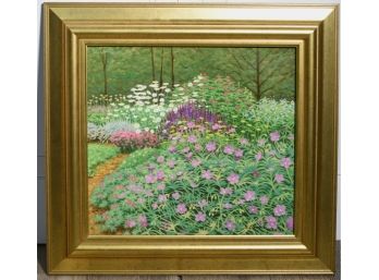 Sandy Eames Painting 'Flowers In A Field'