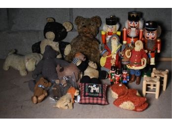 Collection Of Antique And New Toys