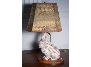 Porcelain Rabbit Lamp