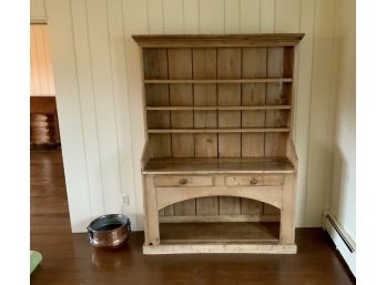 Refinished Irish Pine Welch Cupboard