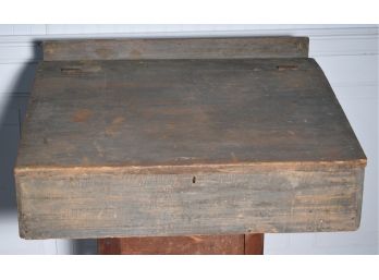 Gray Painted Country Table Top Desk
