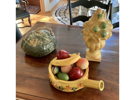 Decorative Ceramics And Porcelain Fruit (CTF10)