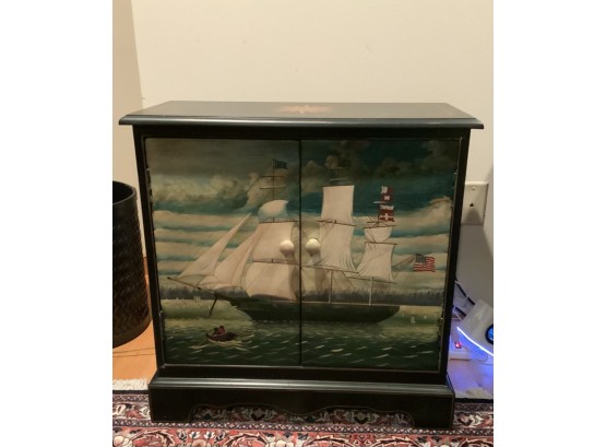 Nautical Themed Painted Cabinet (CTF10)